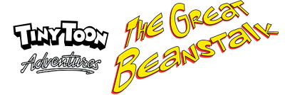 Tiny Toon Adventures The Great Beanstalk logo for Playstation